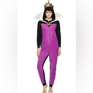 Disney Evil Queen Hooded Pajamas Costume Jumpsuit XL NWT